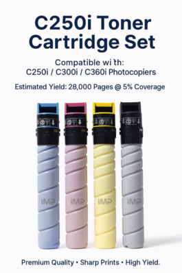 imp Compatible Konica Minolta bizhub C250i Toner Cartridge Set (Cyan)