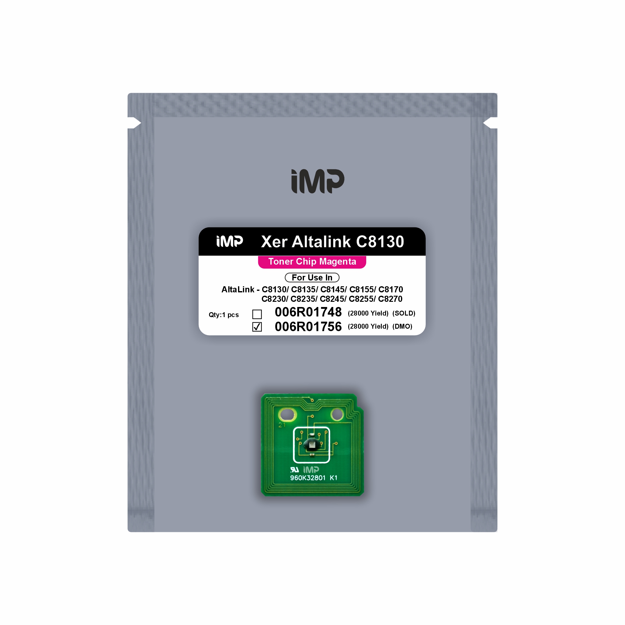 xerox altalink C8130 toner chip Magenta 006R01756